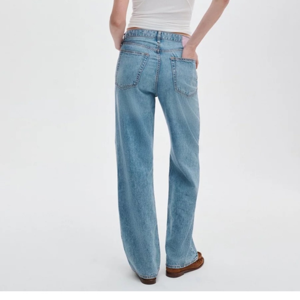 rag & bone Featherweight Logan Wide Leg Jeans Size 29 - Picture 2 of 7